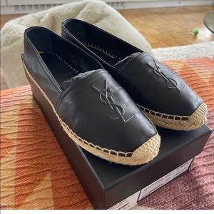 Saint Laurent Logo espadrilles